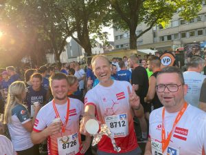 Weiss beim Siegerländer Firmenlauf 2025