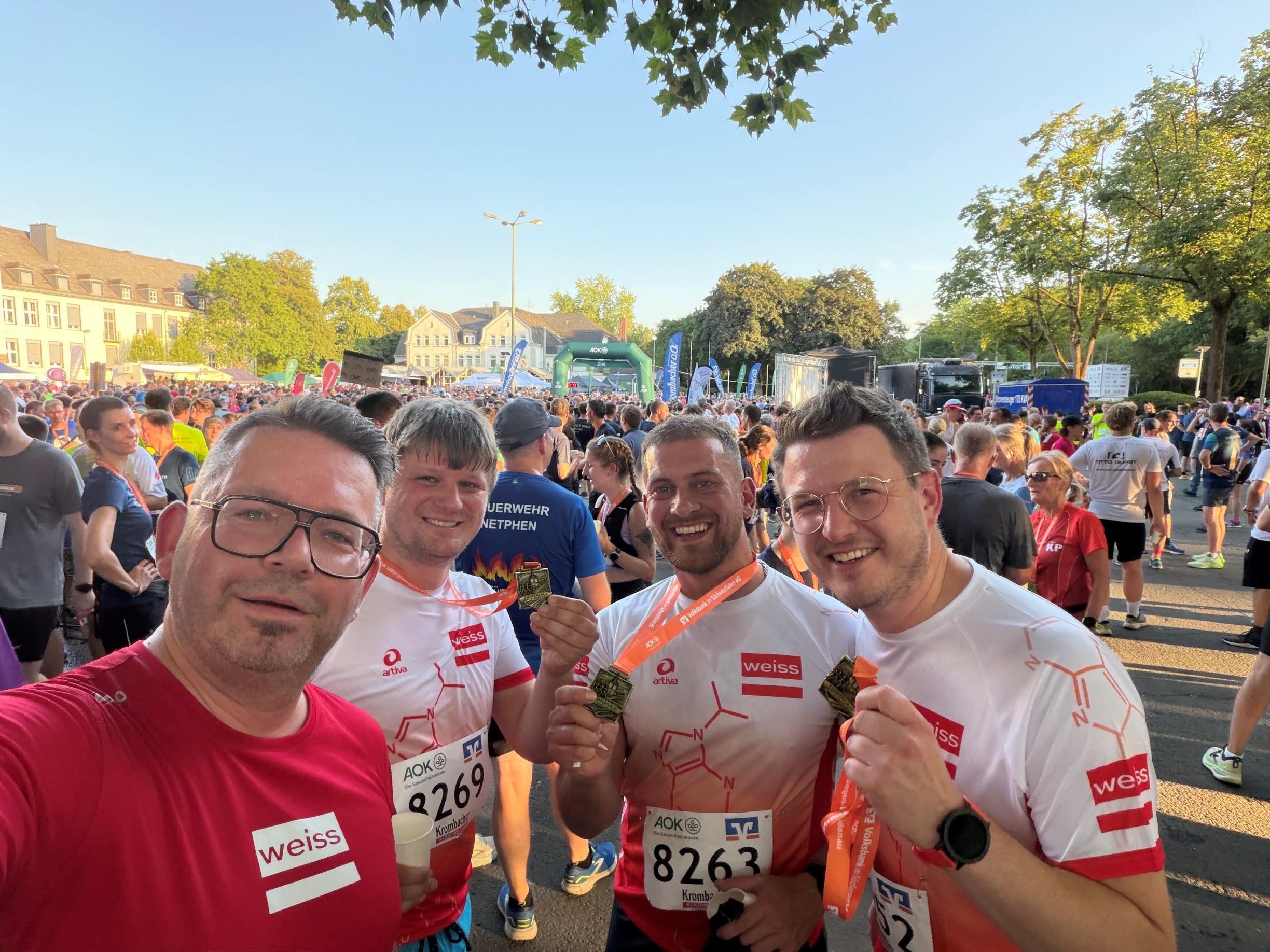 Weiss beim Siegerländer Firmenlauf 2025